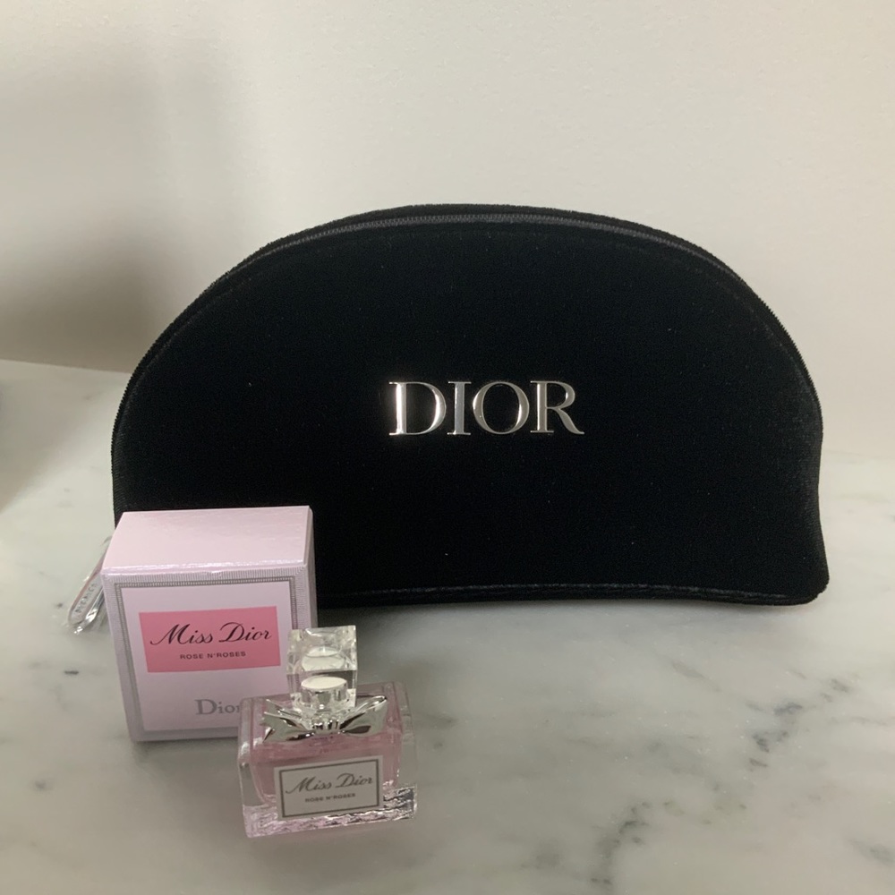 CHRISTIAN DIOR MISS DIOR Rose N’Roses Gift Box Make Up Pouch /DIOR Make … - Picture 2 of 5